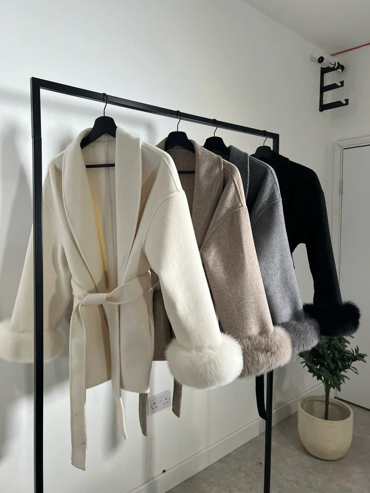 Elegant Wool Blend Coat