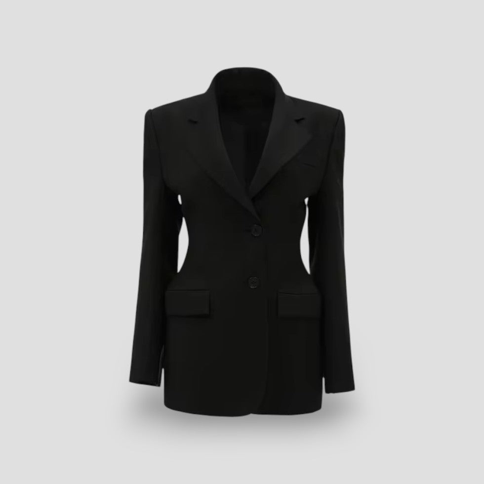 Timeless Blazer – Eleganter Blazer für Damen mit schmalen Schulterpolstern